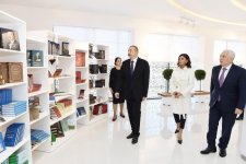 Prezident İlham Əliyev və birinci xanım Mehriban Əliyeva Şəkidə Heydər Əliyev Mərkəzinin açılışında iştirak ediblər (FOTO) (YENİLƏNİB)