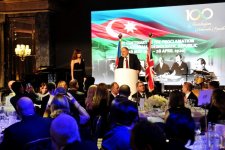 Heydər Əliyev Fondunun təşkilatçılığı ilə Londonda Azərbaycan Xalq Cümhuriyyətinin 100 illiyinə həsr olunan tədbir keçirilib (FOTO)