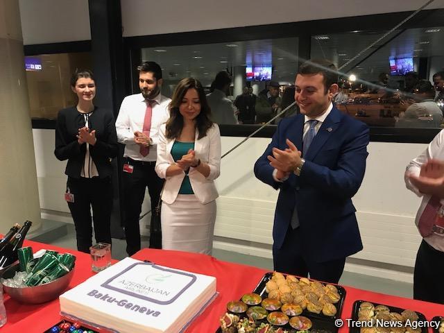 AZAL Cenevrəyə ilk çarter reysini həyata keçirib (FOTO) (YENİLƏNİB)