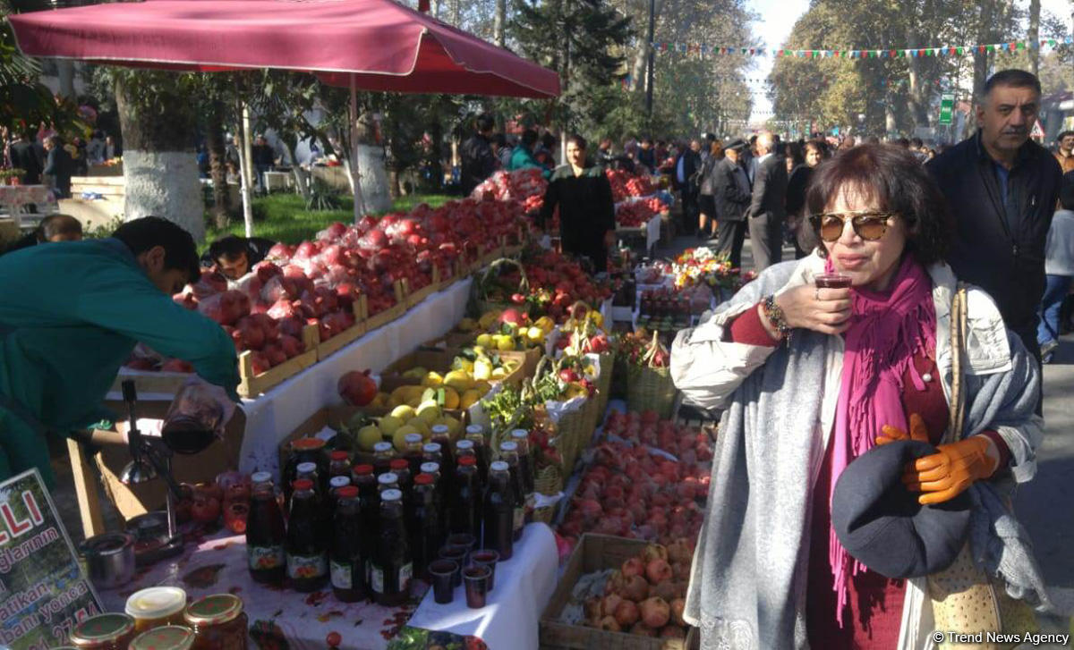 Göyçayda XIII Nar festivalında: Ən böyük nar 1 kq-dan çoxdur (FOTO)