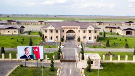 Prezident İlham Əliyev və birinci xanım Mehriban Əliyeva Qarabağ Atçılıq Kompleksinin açılışında iştirak ediblər (FOTO)