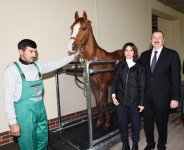 Prezident İlham Əliyev və birinci xanım Mehriban Əliyeva Qarabağ Atçılıq Kompleksinin açılışında iştirak ediblər (FOTO)