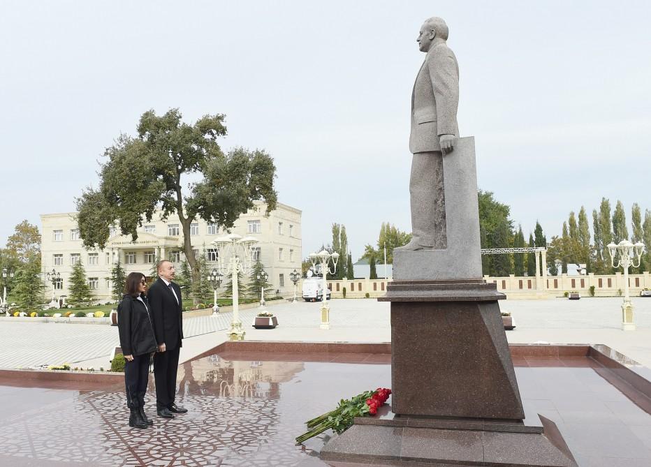 Prezident İlham Əliyev və birinci xanım Mehriban Əliyeva Ağdam rayonuna səfərə gəliblər