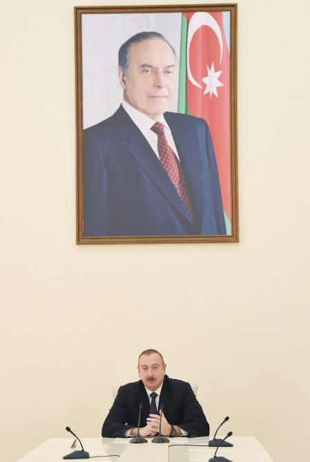 Prezident İlham Əliyev və xanımı Mehriban Əliyeva Ağdam Muğam Mərkəzinin açılışında iştirak ediblər (FOTO) (YENİLƏNİB)