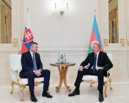 Prezident İlham Əliyev: Azərbaycan-Slovakiya münasibətləri ölkəmizin Avropa İttifaqı ilə əməkdaşlığının inkişafı baxımından önəmlidir (FOTO)