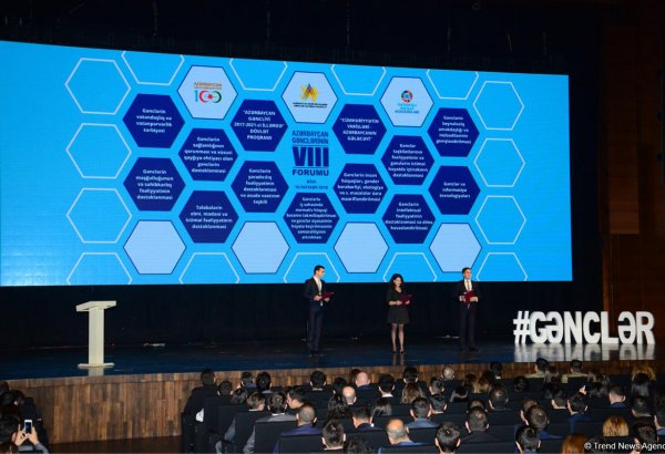 Azərbaycan Gənclərinin VIII Forumu keçirilib (FOTO)