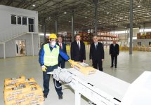 Prezident İlham Əliyev Sumqayıt Kimya Sənaye Parkında inşaat kimyəviləri zavodunun açılışında iştirak edib (FOTO) (YENİLƏNİB)