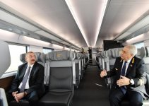 Prezident İlham Əliyev Sumqayıt Dəmir Yolu Vağzalı Kompleksinin açılışında iştirak edib (FOTO) (YENİLƏNİB)