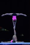 Bakıda akrobatika gimnastikası üzrə Dünya Kubokunda iştirak edəcək idmançıların podium məşqləri keçirilir (FOTO)