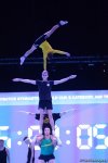 Bakıda akrobatika gimnastikası üzrə Dünya Kubokunda iştirak edəcək idmançıların podium məşqləri keçirilir (FOTO)
