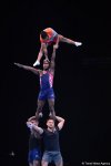 Bakıda akrobatika gimnastikası üzrə Dünya Kubokunda iştirak edəcək idmançıların podium məşqləri keçirilir (FOTO)
