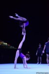Bakıda akrobatika gimnastikası üzrə Dünya Kubokunda iştirak edəcək idmançıların podium məşqləri keçirilir (FOTO)