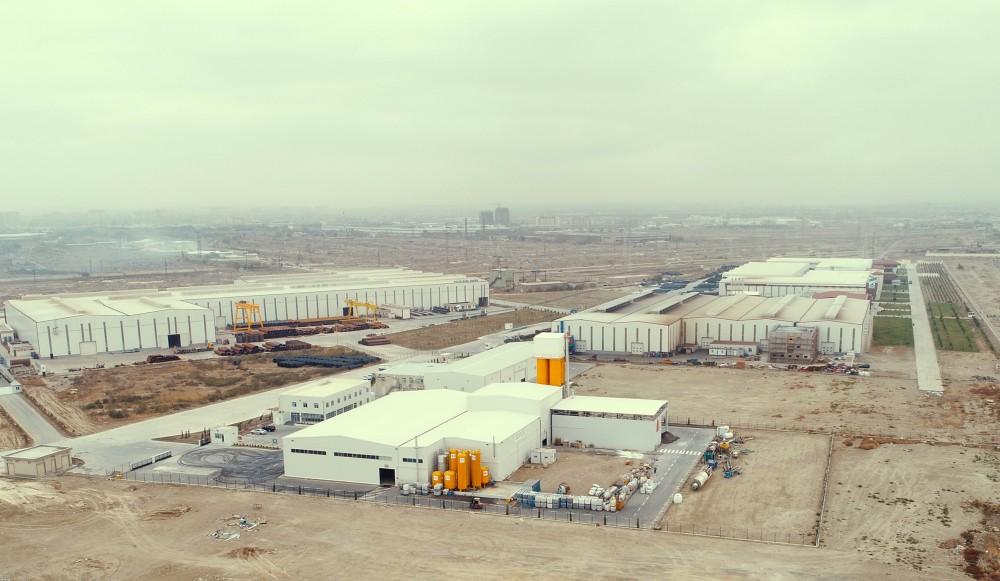 Prezident İlham Əliyev Sumqayıt Kimya Sənaye Parkında inşaat kimyəviləri zavodunun açılışında iştirak edib (FOTO) (YENİLƏNİB)