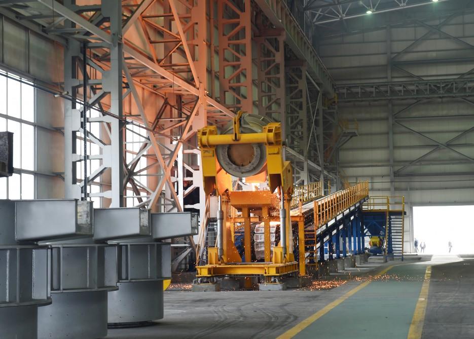 Azərbaycan Prezidenti Sumqayıt Kimya Sənaye Parkında əlvan metallar və ferroərintilər zavodunun açılışında iştirak edib (FOTO) (YENİLƏNİB)
