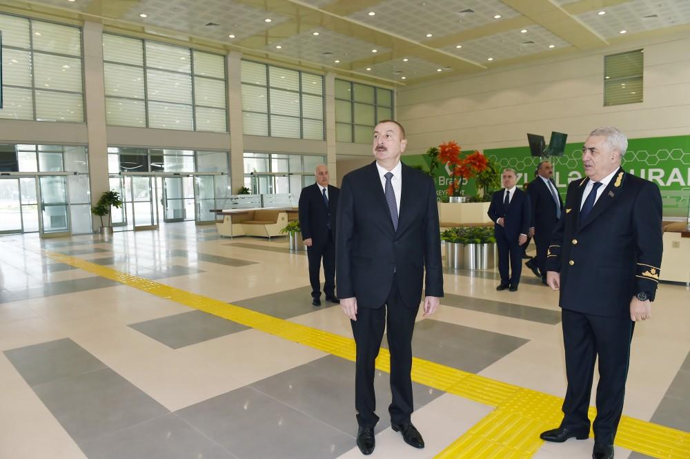 Prezident İlham Əliyev Sumqayıt Dəmir Yolu Vağzalı Kompleksinin açılışında iştirak edib (FOTO) (YENİLƏNİB)