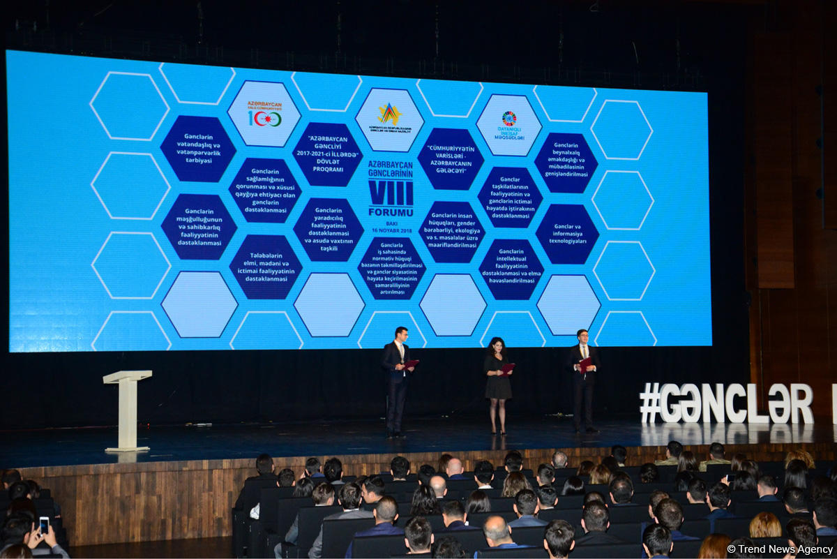 Azərbaycan Gənclərinin VIII Forumu keçirilib (FOTO)