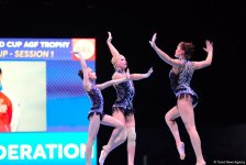 Bakıda ilk dəfə olaraq akrobatika gimnastikası üzrə Dünya Kubokuna start verilib (FOTO)