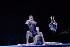 Bakıda ilk dəfə olaraq akrobatika gimnastikası üzrə Dünya Kubokuna start verilib (FOTO)