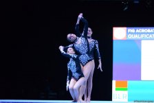 Bakıda ilk dəfə olaraq akrobatika gimnastikası üzrə Dünya Kubokuna start verilib (FOTO)