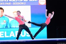 Bakıda ilk dəfə olaraq akrobatika gimnastikası üzrə Dünya Kubokuna start verilib (FOTO)