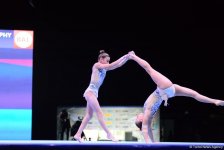 Akrobatika gimnastikası üzrə Dünya Kubokunun birinci günü: Ən yaxşı anlar (FOTO)