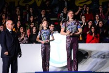 Akrobatika gimnastikası üzrə Dünya Kuboku çərçivəsində AGF Trophy Kubokunun mükafatlandırma mərasimi keçirilib (FOTO)