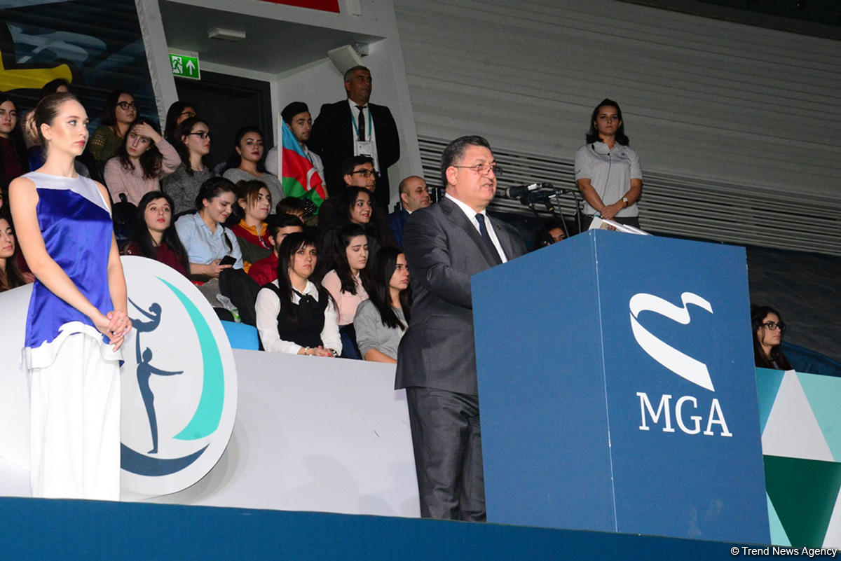Bakıda akrobatika gimnastikası üzrə Dünya Kubokunun açılış mərasimi keçirilib (FOTO)