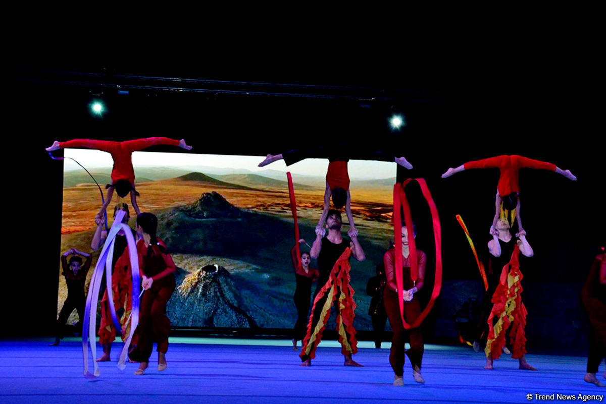 Bakıda akrobatika gimnastikası üzrə Dünya Kubokunun açılış mərasimi keçirilib (FOTO)