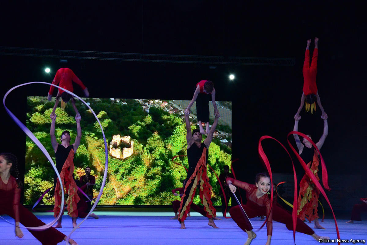 Bakıda akrobatika gimnastikası üzrə Dünya Kubokunun açılış mərasimi keçirilib (FOTO)