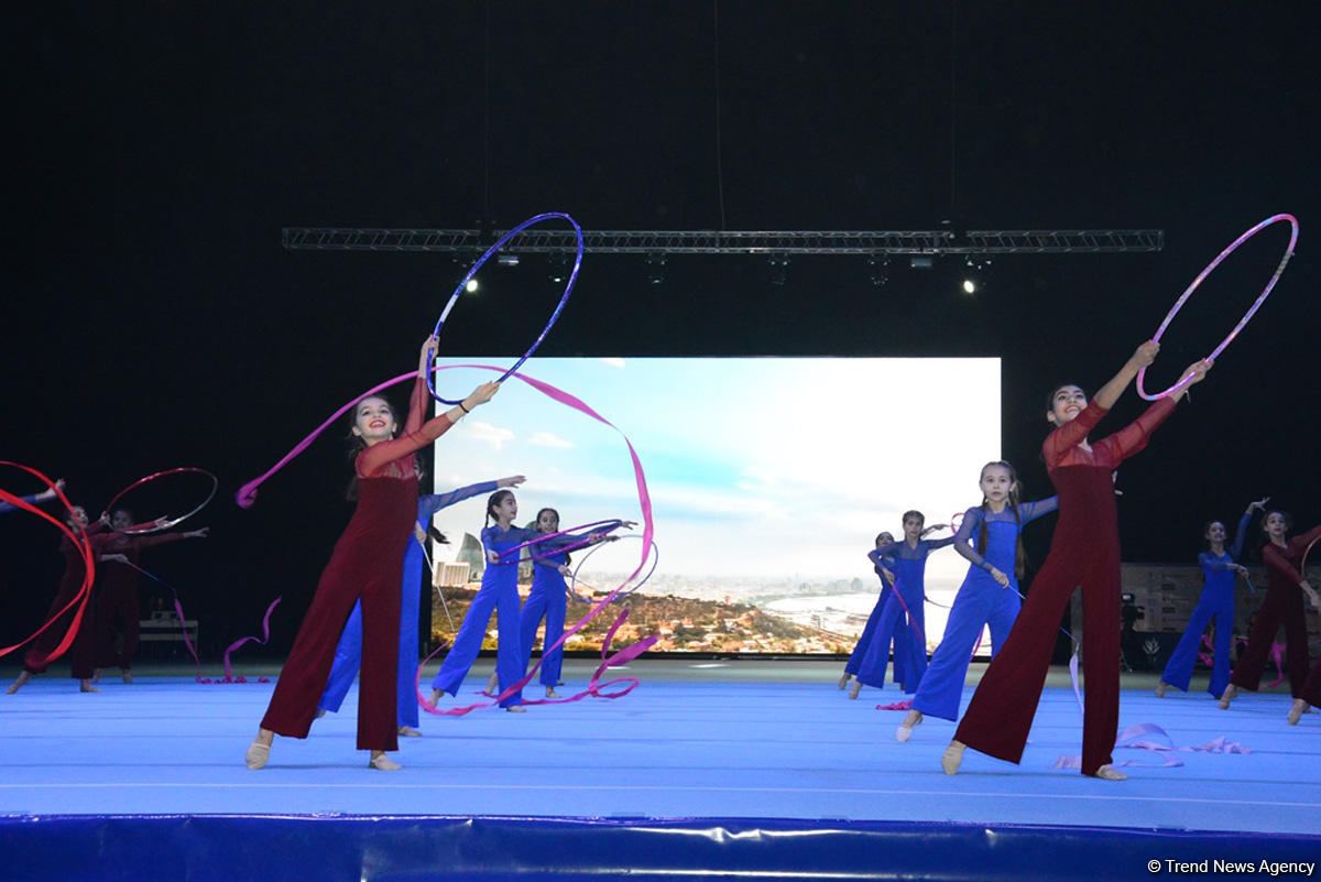 Bakıda akrobatika gimnastikası üzrə Dünya Kubokunun açılış mərasimi keçirilib (FOTO)