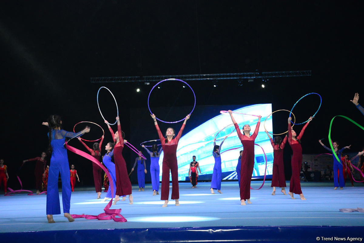 Bakıda akrobatika gimnastikası üzrə Dünya Kubokunun açılış mərasimi keçirilib (FOTO)
