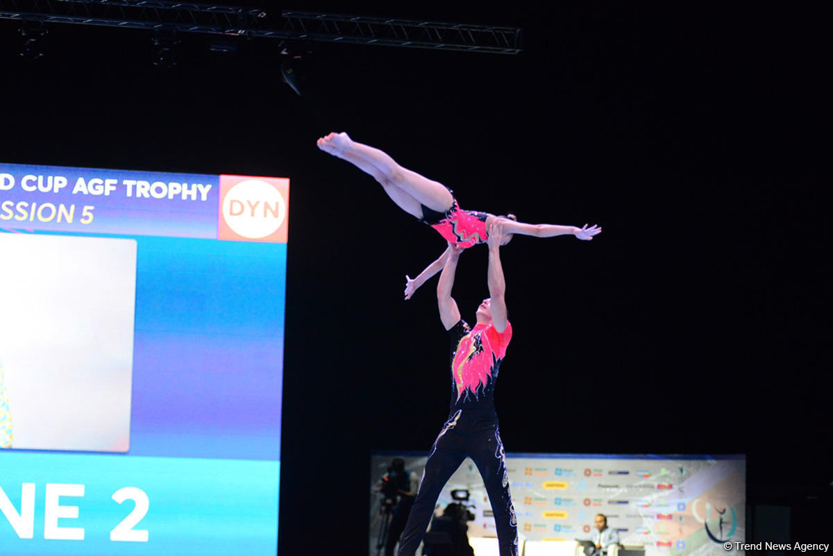 Bakıda akrobatika gimnastikası üzrə Dünya Kubokunun açılış mərasimi keçirilib (FOTO)