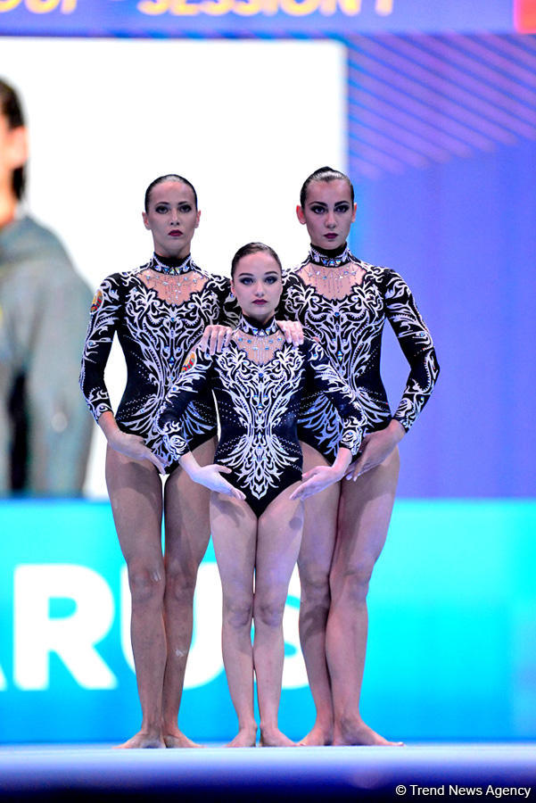 Bakıda ilk dəfə olaraq akrobatika gimnastikası üzrə Dünya Kubokuna start verilib (FOTO)