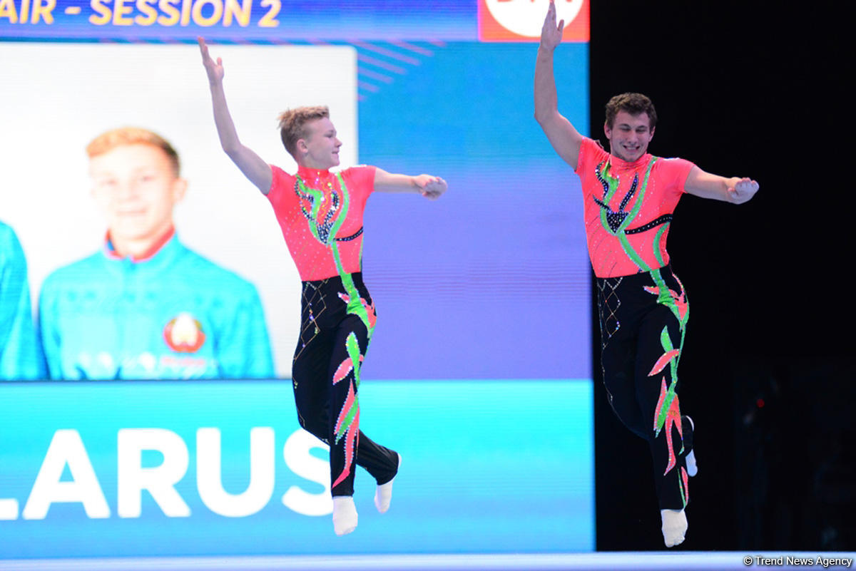 Bakıda ilk dəfə olaraq akrobatika gimnastikası üzrə Dünya Kubokuna start verilib (FOTO)