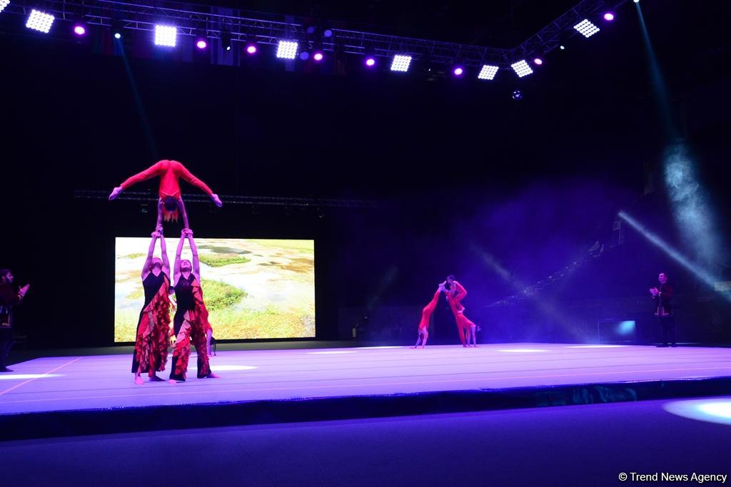 Akrobatika gimnastikası üzrə Dünya Kubokunun birinci günü: Ən yaxşı anlar (FOTO)
