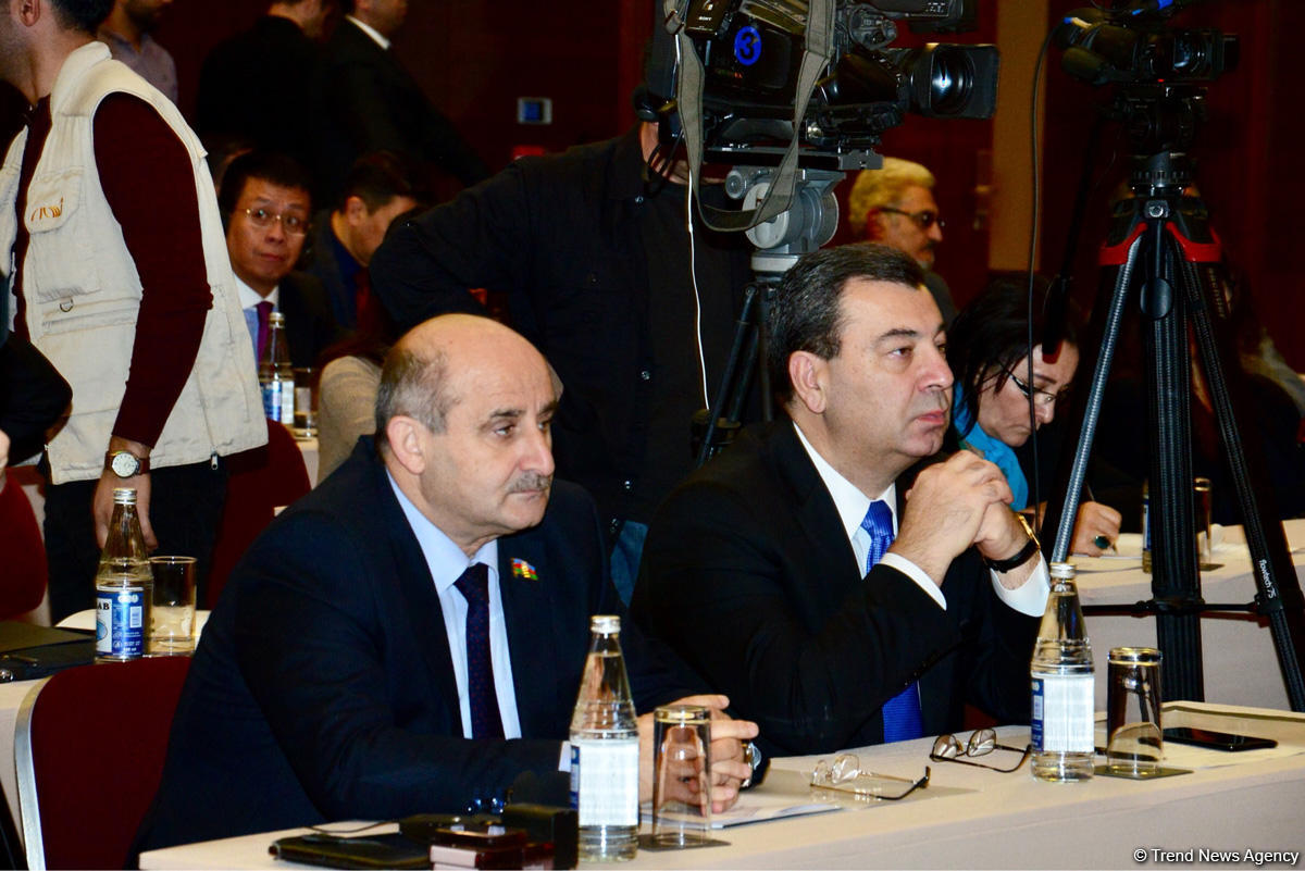 İşğal olunmuş Azərbaycan ərazilərində qeyri-qanuni fəaliyyətlərlə bağlı beynəlxalq konfrans öz işinə başlayıb (FOTO)