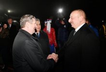 Azərbaycan Prezidenti İlham Əliyev Belarusa rəsmi səfərə gəlib (FOTO)