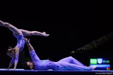 Akrobatika gimnastikası üzrə Dünya Kubokunun finalları start götürüb (FOTO)