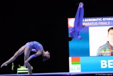 Akrobatika gimnastikası üzrə Dünya Kubokunun finalları start götürüb (FOTO)