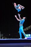 Akrobatika gimnastikası üzrə Dünya Kubokunun finalları start götürüb (FOTO)