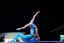 Akrobatika gimnastikası üzrə Dünya Kubokunun finalları start götürüb (FOTO)