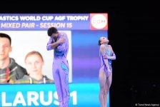 Akrobatika gimnastikası üzrə Dünya Kubokunun finalları start götürüb (FOTO)