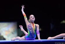 Akrobatika gimnastikası üzrə Dünya Kubokunun finalları start götürüb (FOTO)
