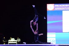 Akrobatika gimnastikası üzrə Dünya Kubokunun finalları start götürüb (FOTO)