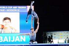 Akrobatika gimnastikası üzrə Dünya Kubokunun sonuncu günündən maraqlı anlar (FOTOREPORTAJ)