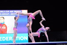 Akrobatika gimnastikası üzrə Dünya Kubokunun sonuncu günündən maraqlı anlar (FOTOREPORTAJ)
