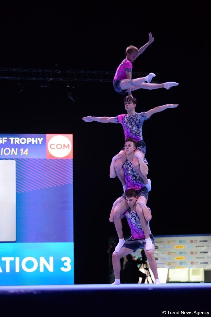 Akrobatika gimnastikası üzrə Dünya Kubokunun finalları start götürüb (FOTO)