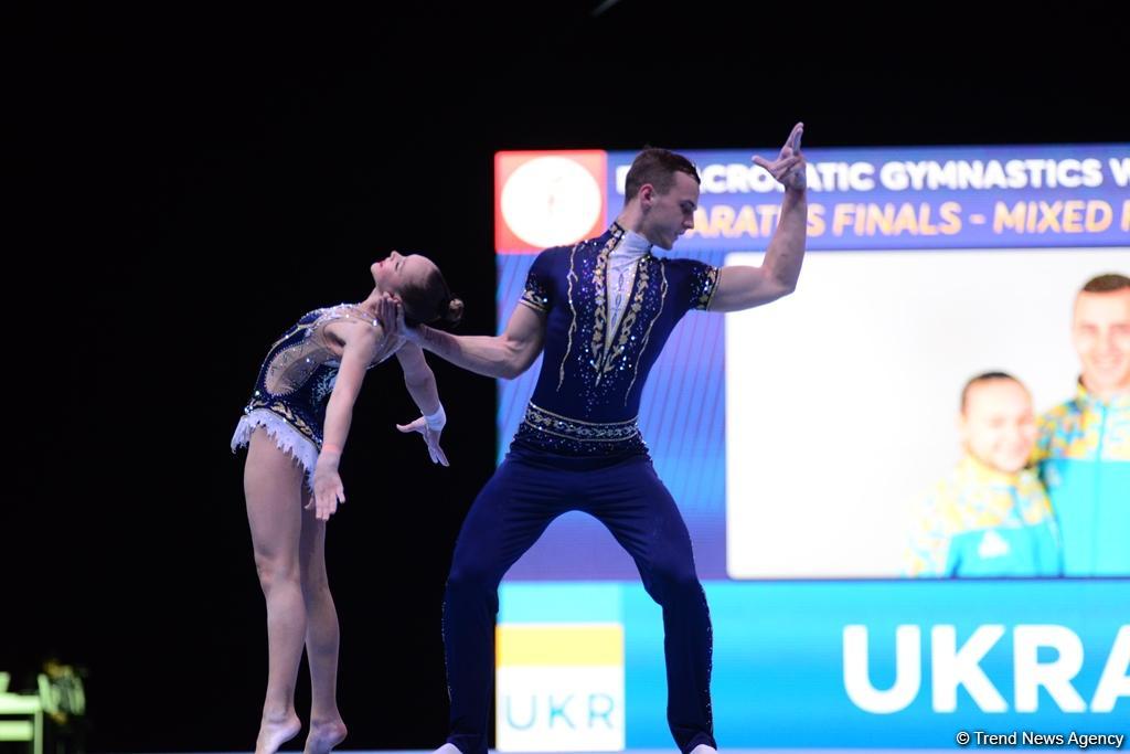Akrobatika gimnastikası üzrə Dünya Kubokunun finalları start götürüb (FOTO)