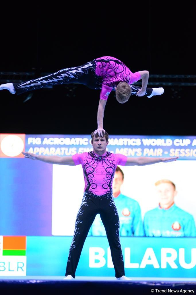 Akrobatika gimnastikası üzrə Dünya Kubokunun finalları start götürüb (FOTO)