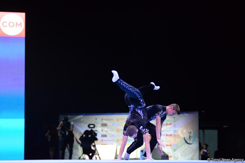 Akrobatika gimnastikası üzrə Dünya Kubokunun finalları start götürüb (FOTO)